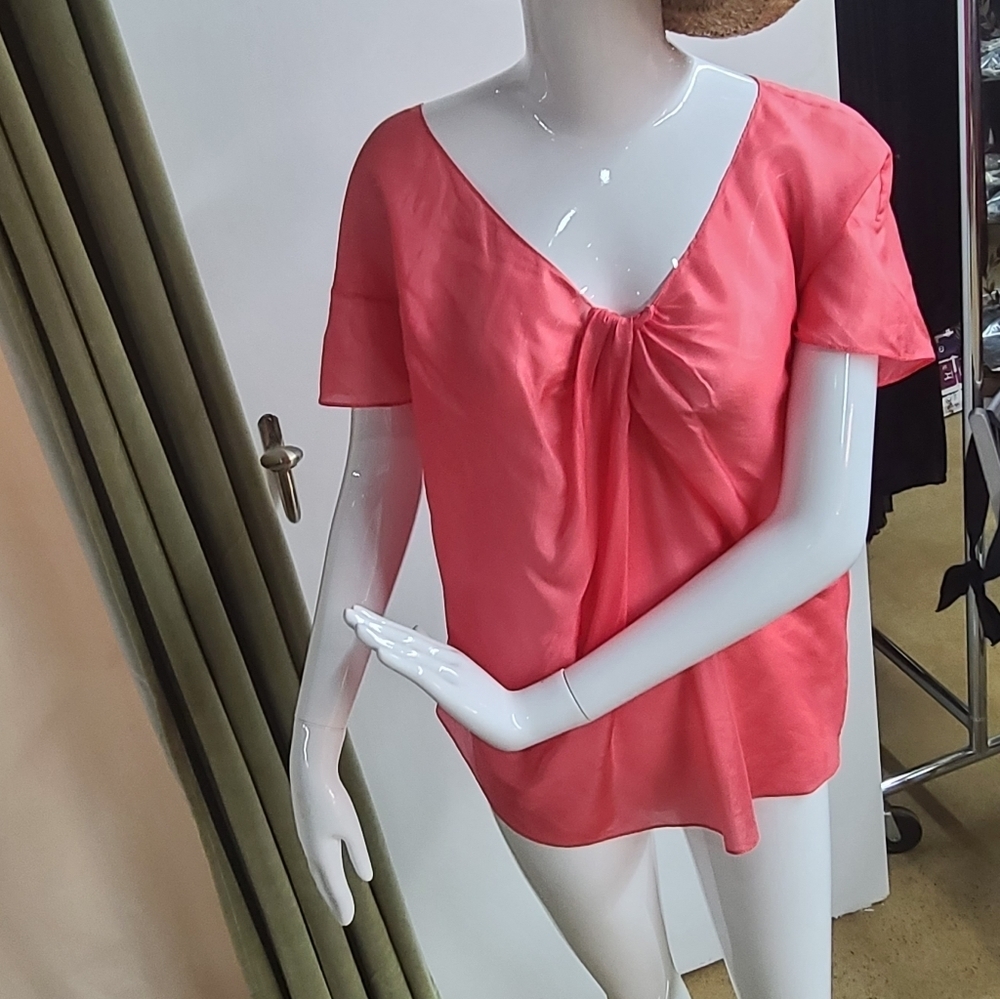 Chloe Silk Oversized Shirt - Picture 3 of 9